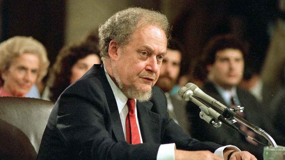 Image: 1987 Robert Bork nomination hearing