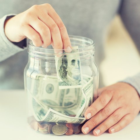 Image: Money jar
