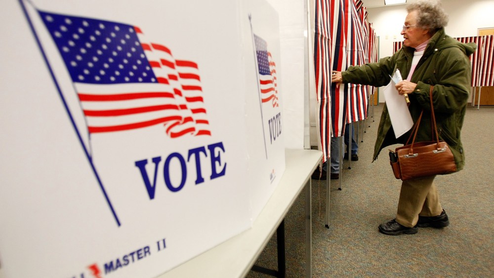 Image: New Hampshire Voters Go To Polls In Nation's First Primary