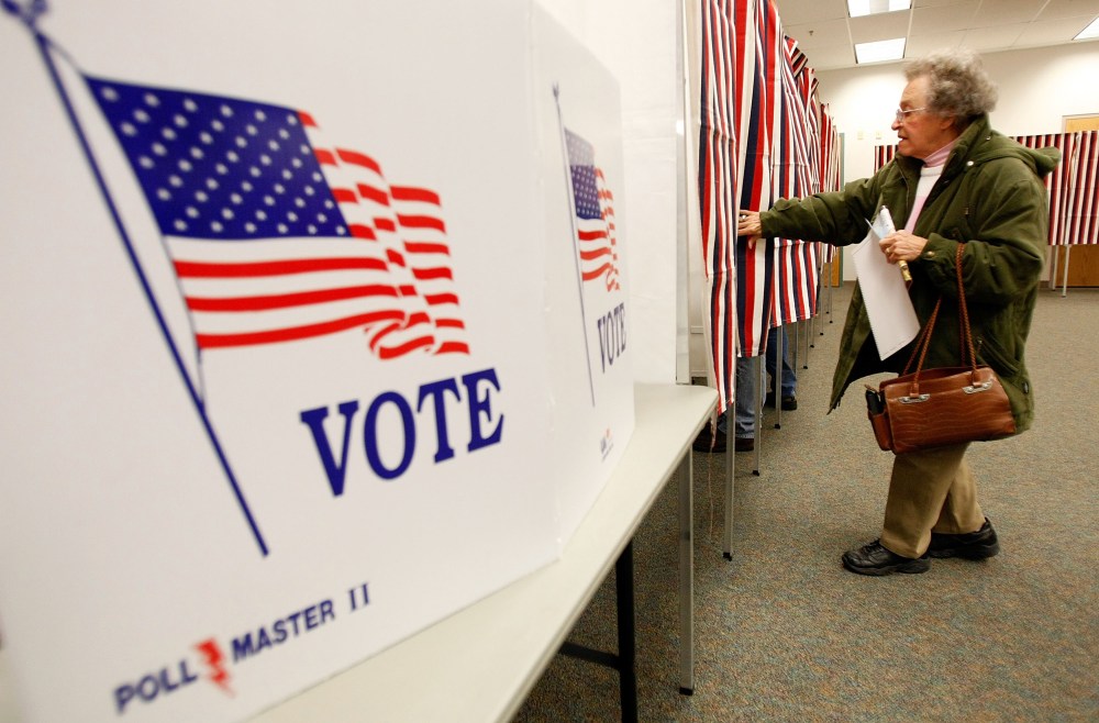 Image: New Hampshire Voters Go To Polls In Nation's First Primary