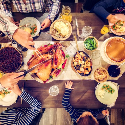 Image: Traditional Holiday Stuffed Turkey Dinner