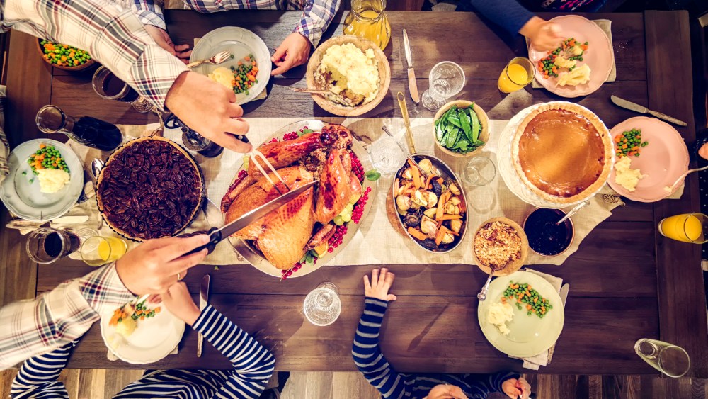 Image: Traditional Holiday Stuffed Turkey Dinner