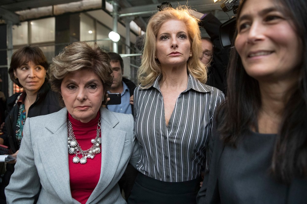 Image: Gloria Allred, Summer Zervos, Mariann Wang