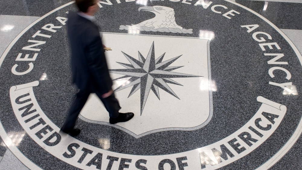 Image: A man crosses the Central Intelligence A