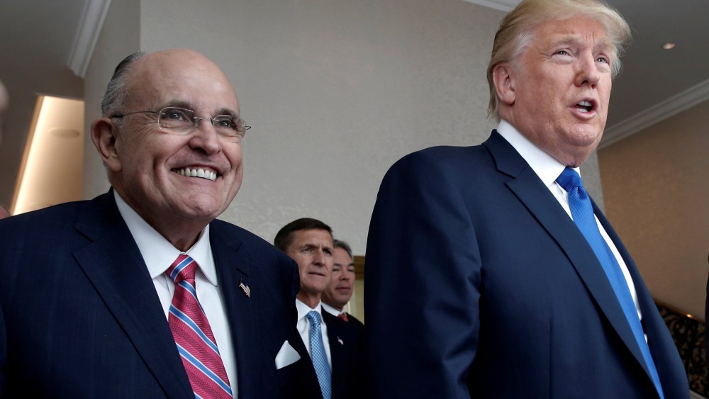 Image: Rudy Giuliani and Donald Trump