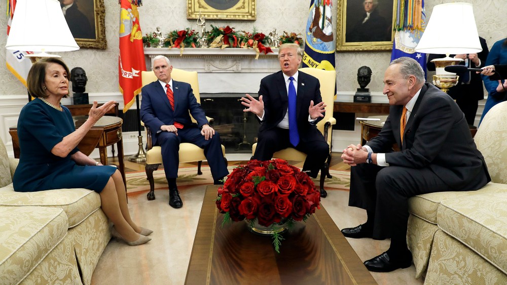 Image: Donald TrumpNancy PelosiChuck Schumer