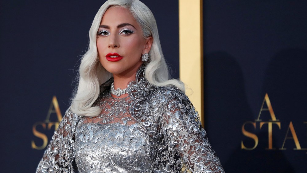 Image: Cast member Lady Gaga arrives for the premiere of the movie "A Star Is Born"? in Los Angeles, California