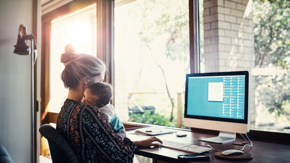 Balancing a new business and a new baby