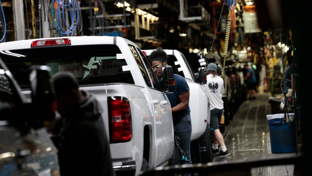Image: GM assembly line