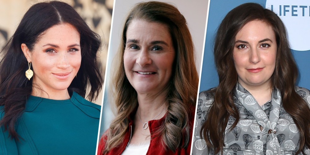 Image: Meghan Markle, Melinda Gates, Lena Dunham