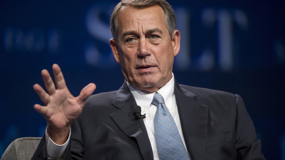 Image: John Boehner, Key Speakers At The 2016 SALT Conference