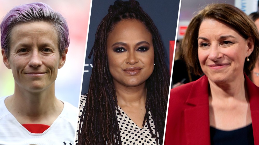 Image: Megan Rapinoe, Ava Duvernay, and Amy Klobuchar
