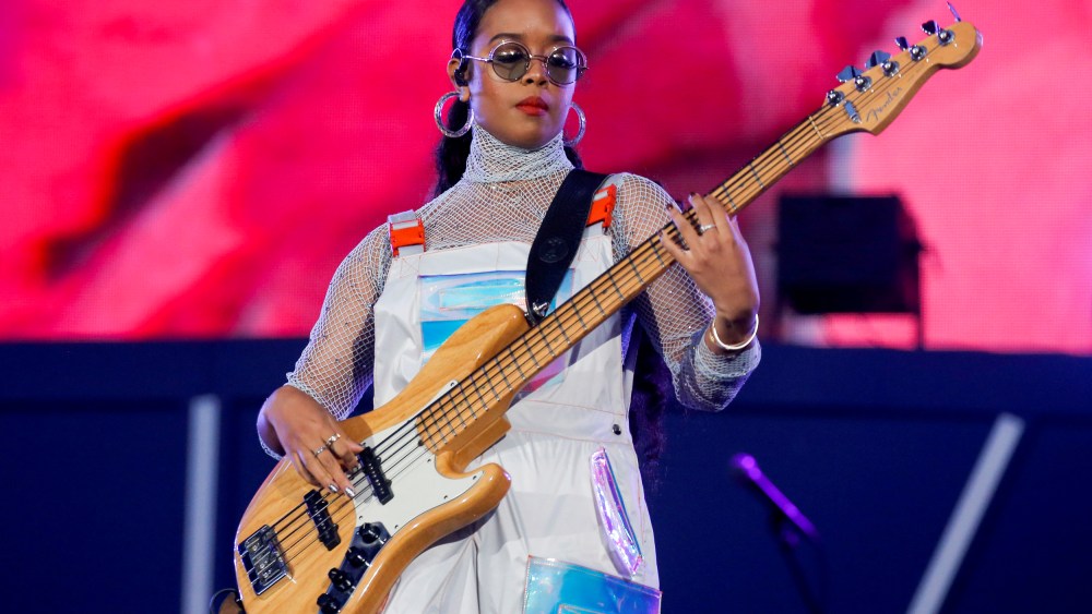 Image: H.E.R. performs at the Global Citizen Festival in Central Park on Sept. 28, 2019.