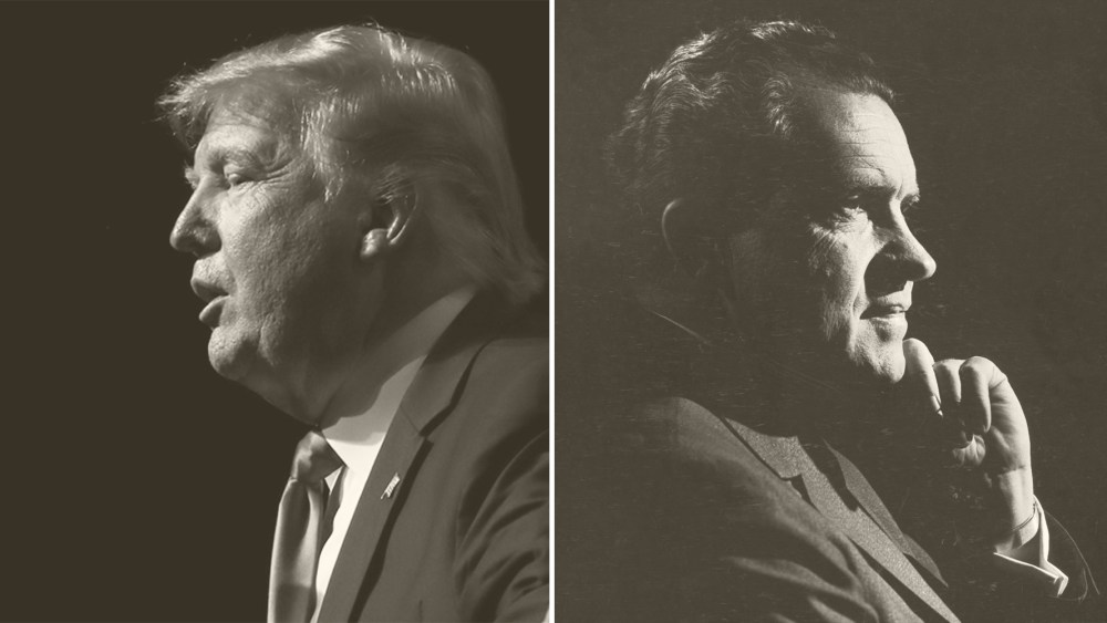 Donald Trump and Richard Nixon.