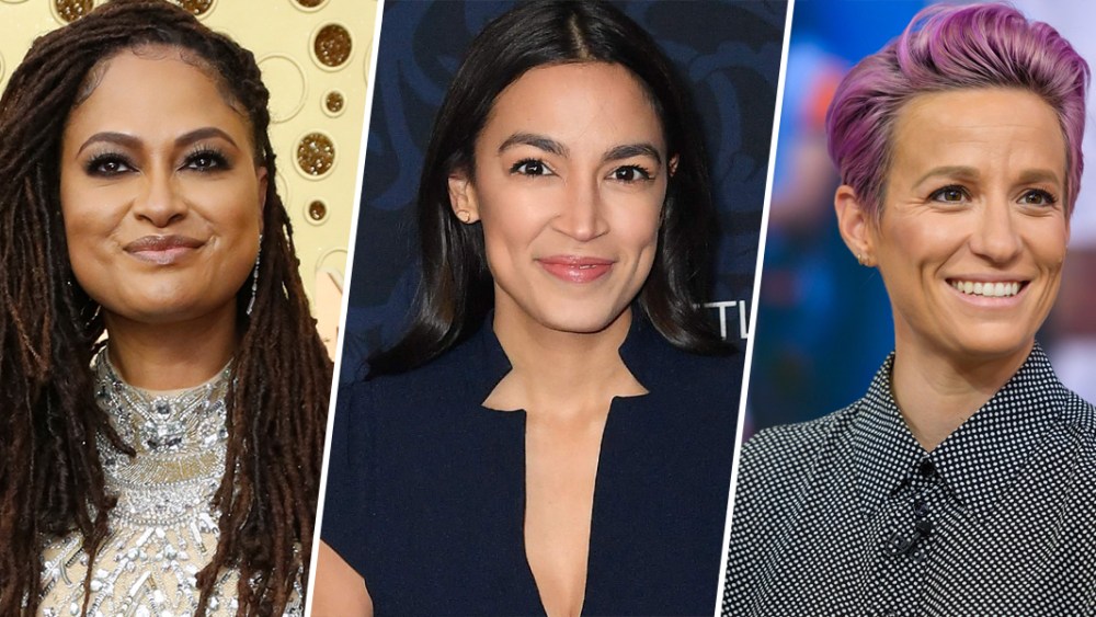 Image: Ava Duvernay Alexandra Ocasio-Cortez Megan Rapinoe