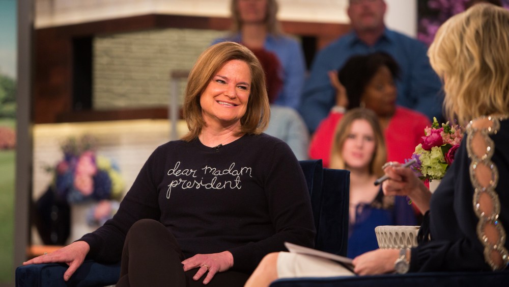 Image: Jennifer Palmieri and Megyn Kelly on Monday, March 26, 2018