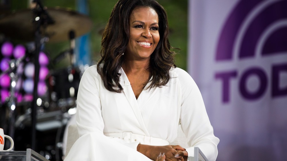 Image: Michelle Obama appears on NBC's "TODAY" show in New York on Oct. 11, 2018.