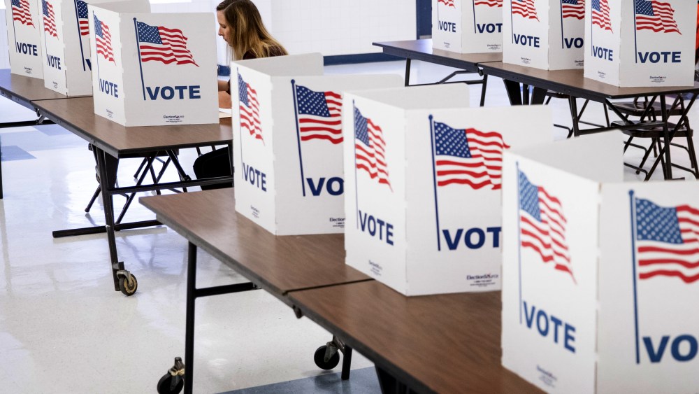 Image: Super Tuesday voting in Arlington, Virginia