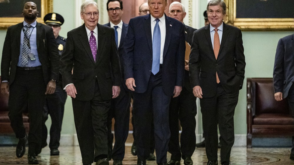 Image: BESTPIX - President Trump Meets With GOP Lawmakers On Capitol Hill On Coronavirus Plan