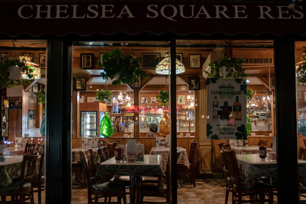 Image: An empty restaurant is seen in the Manhattan borough following the outbreak of the coronavirus disease