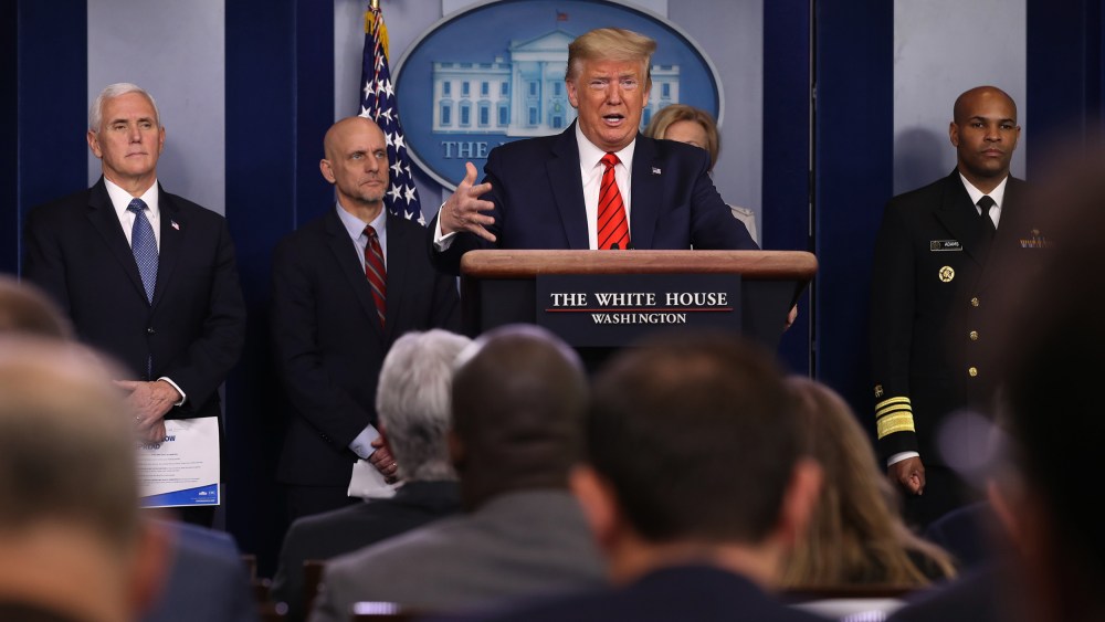 Image: White House Coronavirus Task Force Holds Daily Briefing