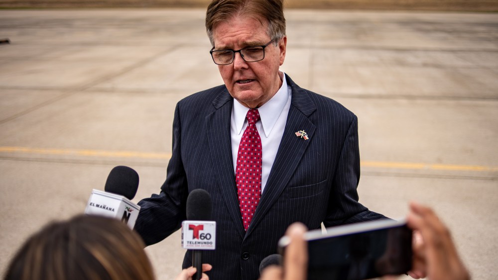 Lt. Gov. Dan Patrick speaks in McAllen, Texas, on Jan. 10, 2019.