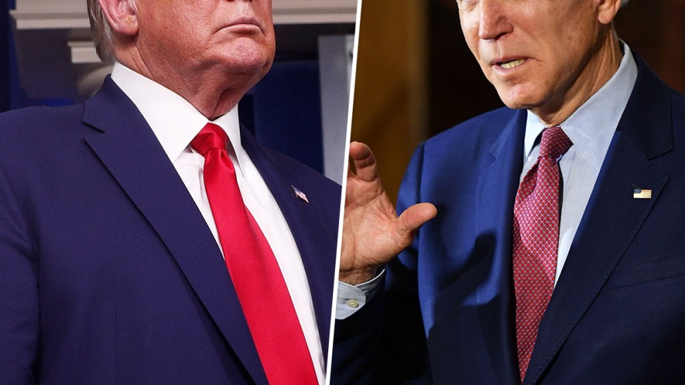 President Donald Trump and Joe Biden.