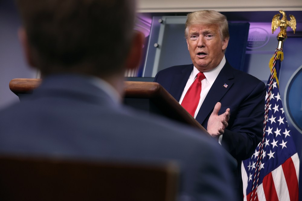 White House Coronavirus Task Force Holds Daily Briefing At The White House