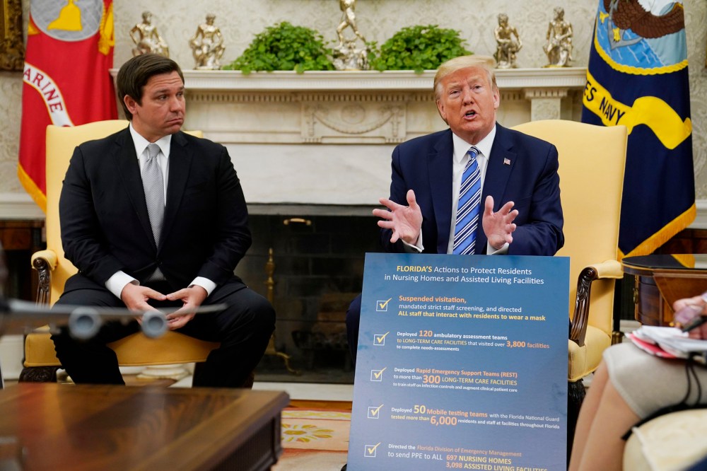 Image: Donald Trump, Ron DeSantis