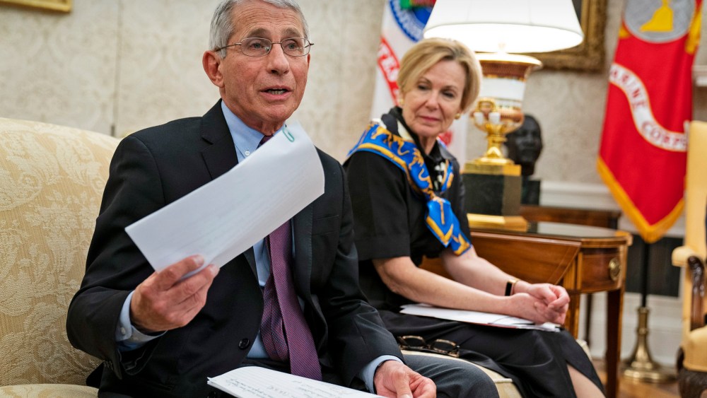 Image: Deborah Birx, Anthony Fauci
