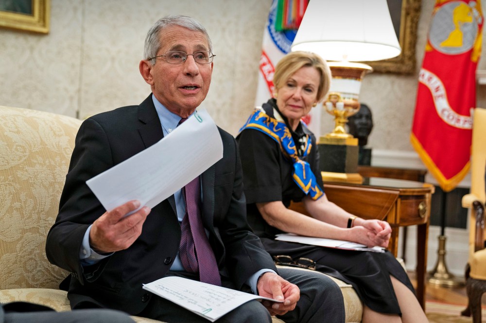 Image: Deborah Birx, Anthony Fauci