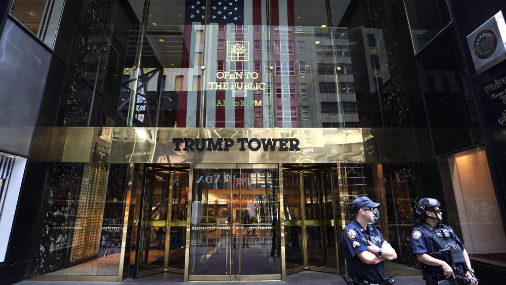 Image:  Trump Tower on Fifth Avenue in New York City