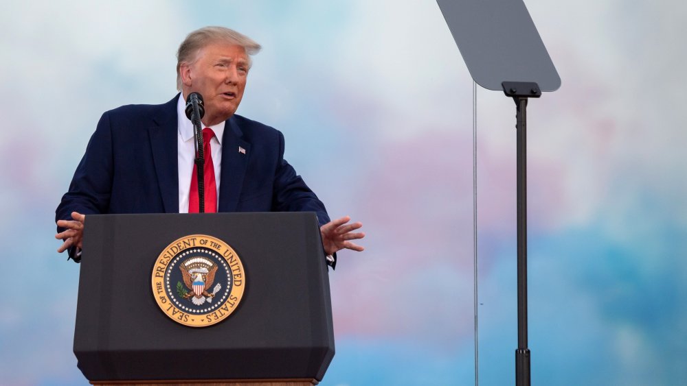 Image: US-POLITICS-HOLIDAY-INDEPENDENCE-TRUMP