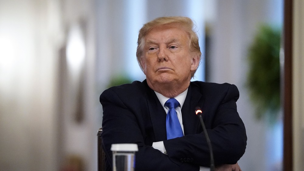 Image: President Trump Participates In Roundtable Discussion On Law Enforcement