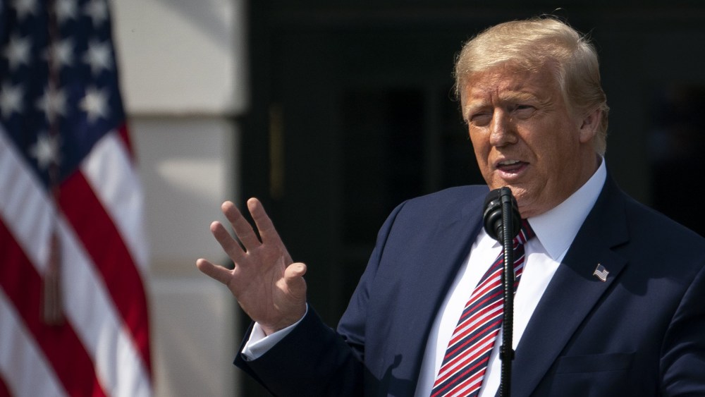 Image: President Trump Delivers Remarks At The White House On Rolling Back Regulations