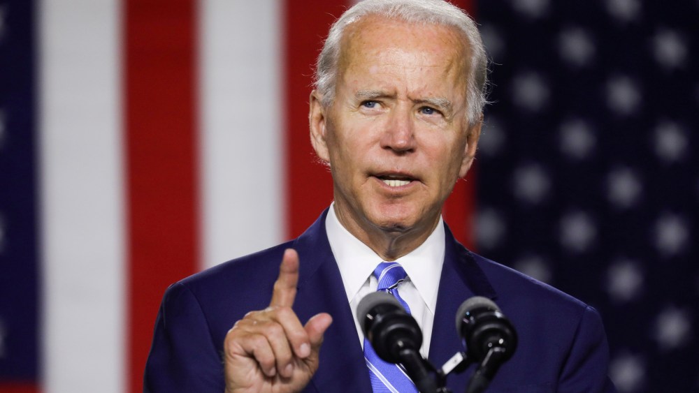 Image: FILE PHOTO: Democratic U.S. presidential candidate Biden speaks at campaign event in Wilmington, Delaware