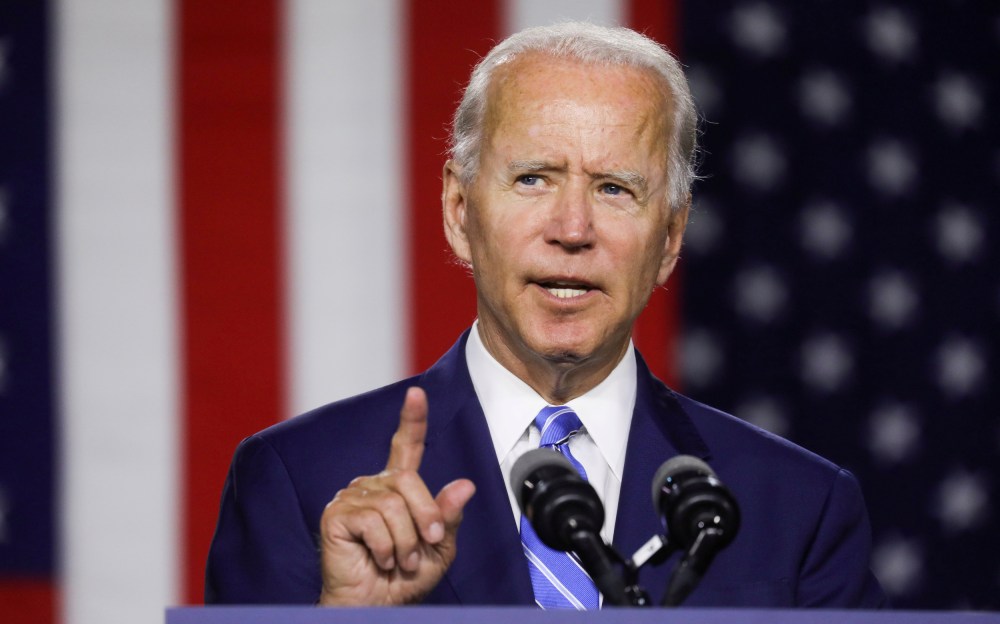Image: FILE PHOTO: Democratic U.S. presidential candidate Biden speaks at campaign event in Wilmington, Delaware