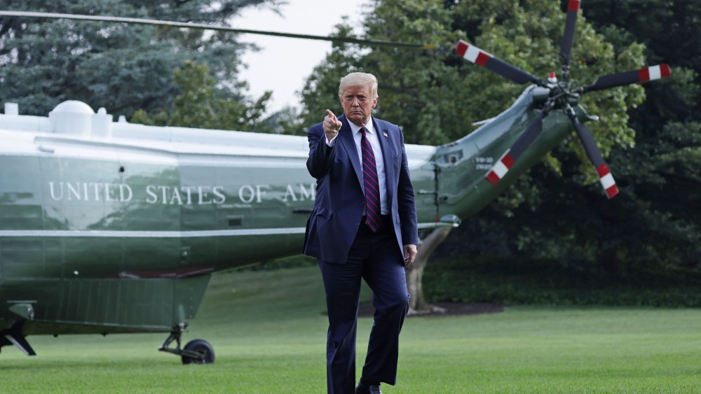 Image: President Trump Returns To The White House