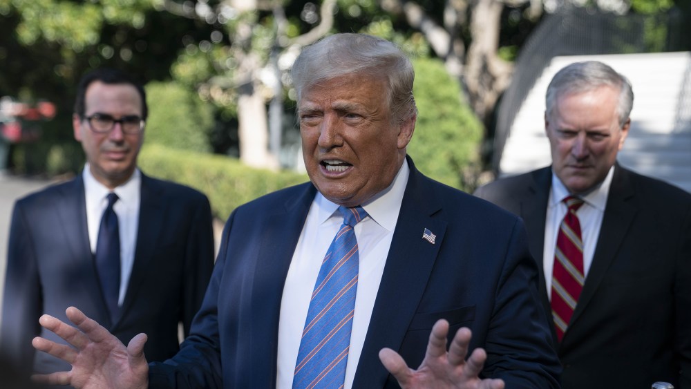 President Trump Departs White House For Texas