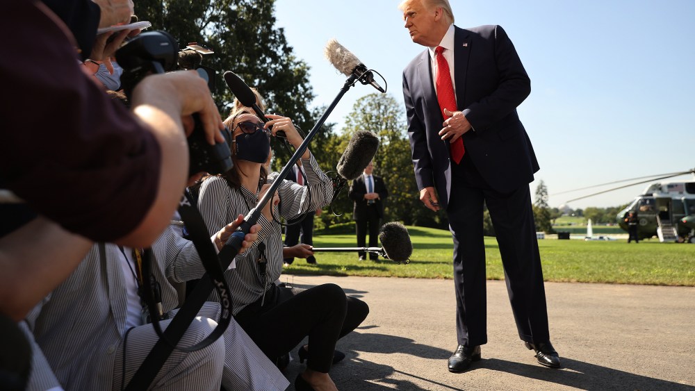 Image: President Trump Departs The White House For Midwest Trip