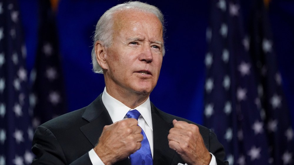 Image: Former U.S. Vice President Joe Biden accepts the 2020 Democratic presidential nomination