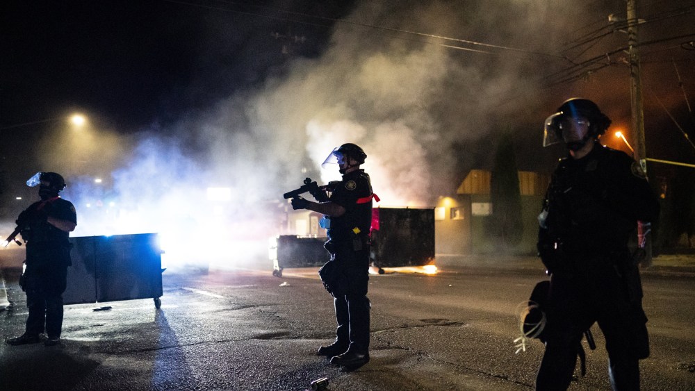 Image: Nightly Anti-Police Protests Against Continue In Portland