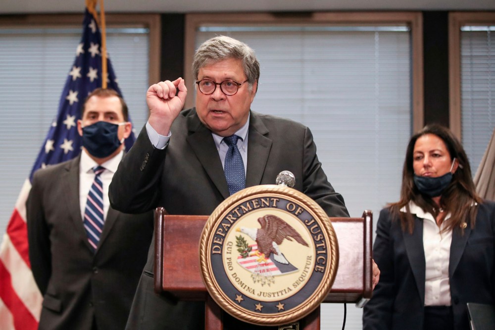 Image: US-POLITICS-JUSTICE-BARR