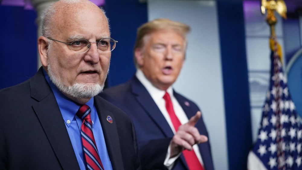Image: President Donald Trump and CDC Director Robert R. Redfield