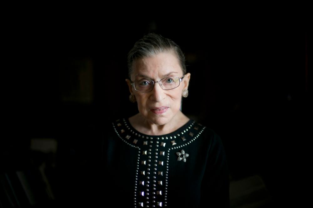 Supreme Court Justice Ruth Bader Ginsburg in Washington.