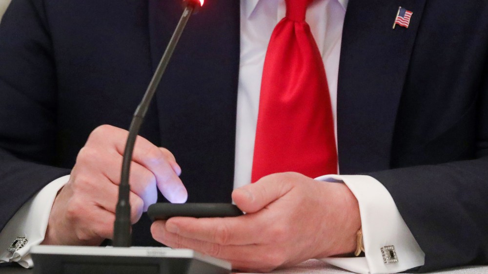 Image: U.S. President Trump hosts roundtable discussion on the reopening of U.S. economy at the White House in Washington