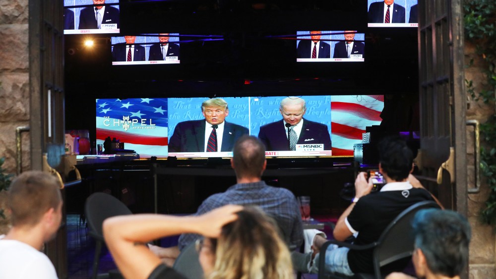 Image: Americans Across The Nation Watch First Presidential Debate