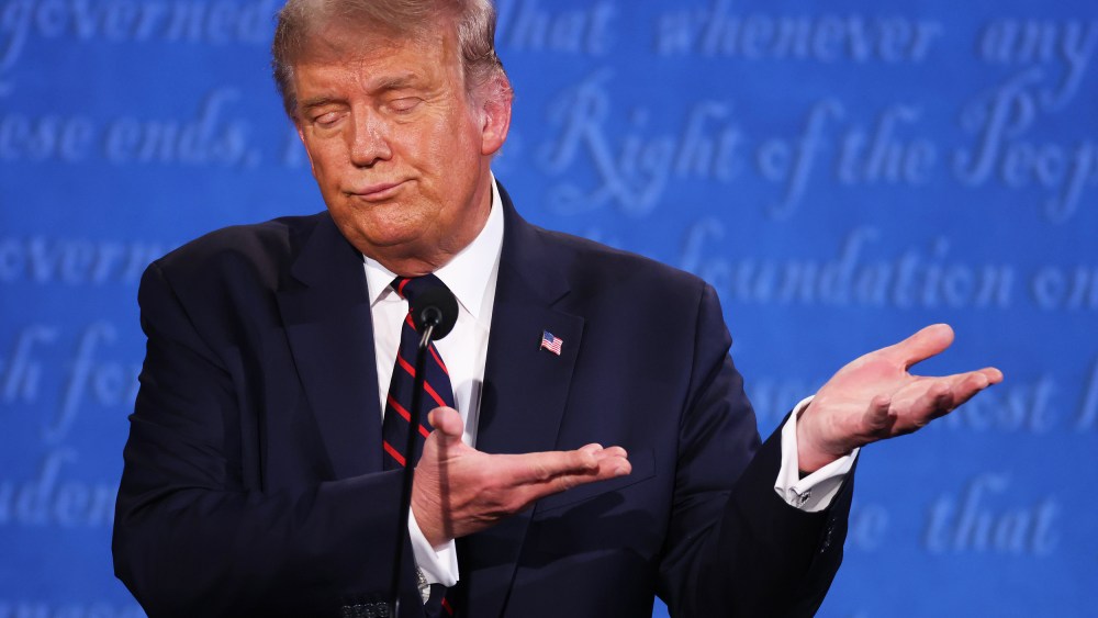 Image: *** BESTPIX *** Donald Trump And Joe Biden Participate In First Presidential Debate