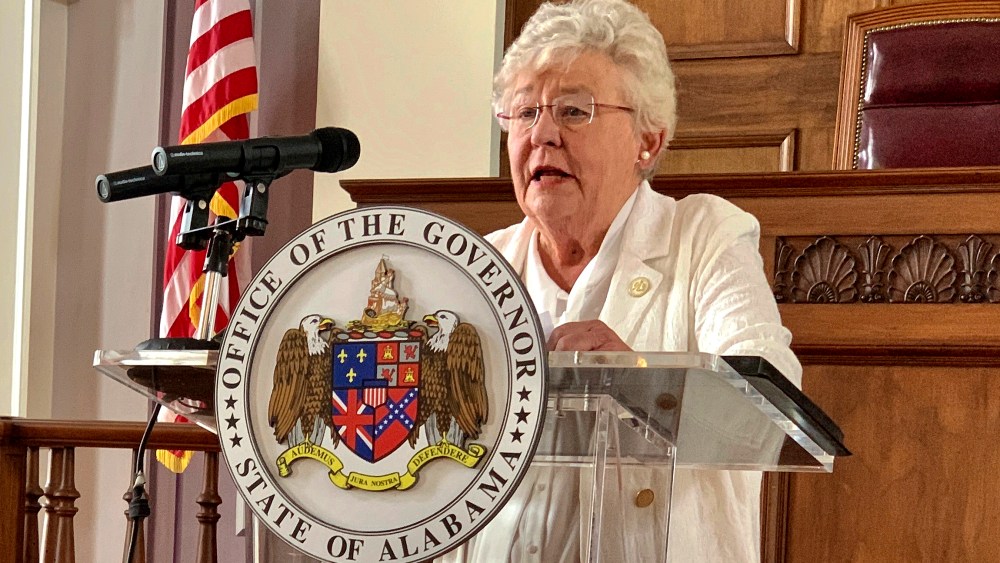 Alabama Gov. Kay Ivey speaks during a news conference in Montgomery, Ala. on July 29, 2020.