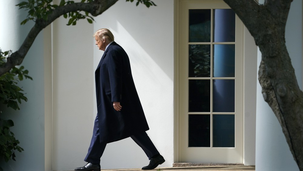 Image: President Trump Departs White House For New Jersey